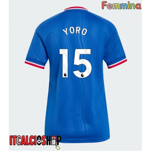 Manchester United Leny Yoro #15 Seconda Maglia Femmina 2026-27 Manica Corta
